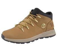 Schnürboots TIMBERLAND "SPRINT TREKKERMID LACE UP SNEAKER", Damen, Gr. 43,5, gelb (wheat), Leder, Synthetik, Schuhe Schnürboots, Winterschuhe, Sneakerboots, Winterboots (62305844-43,5) wheat