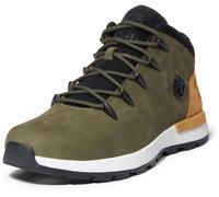 Schnürboots TIMBERLAND "SPRINT TREKKERMID LACE UP SNEAKER", Herren, Gr. 41,5, grün (dunkelgrün), Leder, Schuhe Schnürboots, Winterschuhe, Sneakerboots, Winterboots (47025537-41,5) dunkelgrün