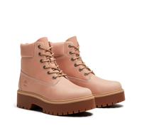 Schnürboots TIMBERLAND "STONE STREET - 6 INCH LACE UP BOOT", Damen, Gr. 37,5, rosa (light pink full grain), Leder, Schuhe Schnürboots (11174202-37,5) light pink full grain