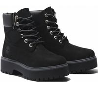Schnürboots TIMBERLAND "STONE STREET6 INCH LACE UP WATERPROOF BOOT", Damen, Gr. 41, schwarz, Leder, Synthetik, Schuhe Schnürboots, Winterstiefel, Schnürstiefel, Winterschuhe, wasserdicht (59056109-41)