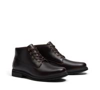 Schnürboots TIMBERLAND "STORMBUCKS - MID LC WATERPROOF CHUKKA", Herren, Gr. 43,5, braun (schwarz braun full grain), Leder, Schuhe Schnürboots, wasserdicht (87659924-43,5) schwarz braun full grain
