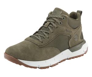 Schnürboots TIMBERLAND "VOYAGER PARKMID LACE UP SNEAKER", Herren, Gr. 45, grün (dunkelgrün suede), Leder, Schuhe Schnürboots, Winterschuhe, Sneakerboots, Winterboots (39471823-45) dunkelgrün suede