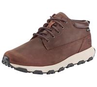 Schnürboots TIMBERLAND "WINSOR PARKMID LACE UP WATERPROOF SNEAKER", Herren, Gr. 42, schwarz braun, Leder, Schuhe Schnürboots, Winterstiefel, Schnürstiefel, Winterschuhe, wasserdicht (93380420-42) schw