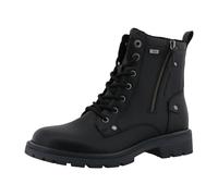 Schnürboots TOM TAILOR, Damen, Gr. 37, schwarz, Lederimitat, Schuhe Schnürboots, Workerboots, Hiking Boot mit Blockabsatz (47513323-37) schwarz
