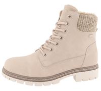 Tom Tailor Damen 4290830008 Mode-Stiefel, Cream, 38 EU