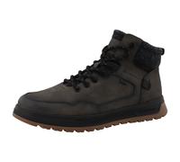 Schnürboots TOM TAILOR, Herren, Gr. 45, grau, Lederimitat, Textil, Schuhe Schnürboots, Herbstboots mit Ziernähten und Logoschriftzug (48701802-45) grau