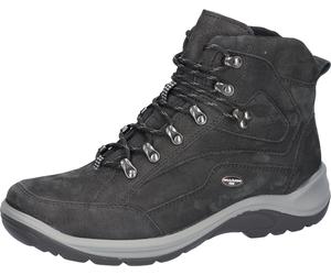 Schnürboots WALDLÄUFER "HAYO", Herren, Gr. 11,5 (46,5), schwarz, Nubukleder, Schuhe Schnürboots, Outdoorboots, Stiefelette, Wanderschuh mit TEX-Membran, G-Weite (57036757-11,5) schwarz