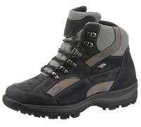 Schnürboots WALDLÄUFER "HOLLY", Damen, Gr. 4 (37), schwarz (schwarz, beige), Nubukleder, Textil, kontrastfarbene Details, Schuhe Schnürboots, Outdoor, Trekking, Schnürschuh mit TEX-Membran, H-Weite, T