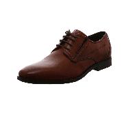Schnürhalbschuh klassisch cognac braun 6300 - Gr. - 44