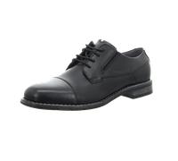 Schnürhalbschuh klassisch schwarz - Gr. - 43