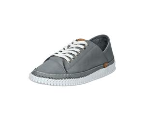 Schnürschuh ANDREA CONTI "Andrea Conti Sneaker Leder", Damen, Gr. 37, anthrazit, Leder, Schuhe Schnürschuh (68353519-37) anthrazit