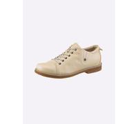 Schnürschuh ANDREA CONTI, Damen, Gr. 39, beige (creme), Glattleder, Leder, Rindsleder, Schuhe Schnürschuh (95924136-39) creme