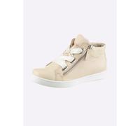 Schnürschuh ANDREA CONTI, Damen, Gr. 39, beige (creme), Leder, Rindsleder, Schuhe Schnürschuh (44021741-39) creme