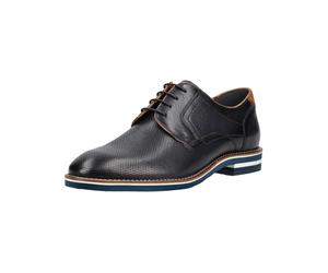 Schnürschuh ARA "Ara Businessschuhe Glattleder", Herren, Gr. 44, blau, Glattleder, Schuhe Schnürschuh (29974945-44) blau
