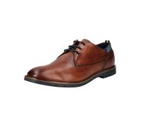 Schnürschuh BUGATTI "bugatti Businessschuhe Leder", Herren, Gr. 42, braun (cognac), Leder, Schuhe Schnürschuh (26947003-42) cognac