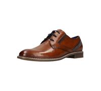Schnürschuh BUGATTI "bugatti Businessschuhe Leder", Herren, Gr. 42, cognac, Leder, Schuhe Schnürschuh (16210952-42) cognac