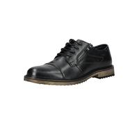 Schnürschuh BUGATTI "bugatti Businessschuhe Leder", Herren, Gr. 42, Textil, schwarz, Leder, Schuhe Schnürschuh (70480214-42) schwarz