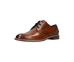 Schnürschuh BUGATTI "bugatti Businessschuhe Leder", Herren, Gr. 44, cognac, Leder, Schuhe Schnürschuh (16210952-44) cognac