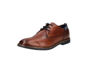 Schnürschuh BUGATTI "bugatti Businessschuhe Leder", Herren, Gr. 44, cognac, Leder, Schuhe Schnürschuh (26947003-44) cognac