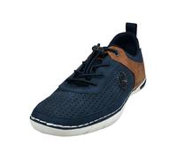 Schnürschuh BUGATTI "bugatti Halbschuhe Lederimitat", Herren, Gr. 44, dunkelblau, Lederimitat, Schuhe Schnürschuh (12821244-44) dunkelblau