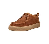 Schnürschuh BUGATTI "bugatti Halbschuhe Veloursleder", Herren, Gr. 43, braun (cognac), Veloursleder, Schuhe Schnürschuh (91834353-43) cognac