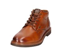 Schnürschuh BUGATTI "bugatti Stiefelette Nappaleder", Herren, Gr. 44, braun (cognac), Nappaleder, Schuhe (70576364-44) cognac