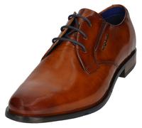 bugatti Herren Businessschuhe, Männer Schnürer,Schnuerer,straßenschuhe,Strassenschuhe,Schnuerung,lace-up Shoes,elegant,Cognac (6300),43 EU / 9 UK