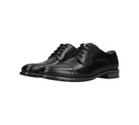 Schnürschuh BUGATTI, Damen, Gr. 44, schwarz, Leder, festlich, Schuhe Schnürschuh (77143121-44) schwarz