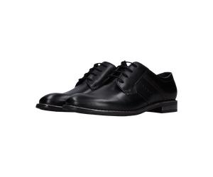 Schnürschuh BUGATTI, Herren, Gr. 40, schwarz, Nappaleder, festlich, Schuhe Schnürschuh, Business-Schnürer, Anzugschuh, Festtagsschuh in eleganter Optik (17212016-40) schwarz