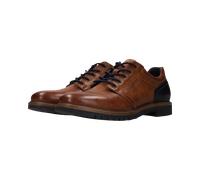 Schnürschuh BUGATTI, Herren, Gr. 42, braun (cognac), Lederimitat, Schuhe Schnürschuh, Halbschuh, Anzugschuh, Business-Schnürer mit Profilsohle (14108365-42) cognac