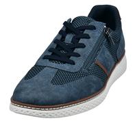 bugatti Herren Businessschuhe, Männer Schnürer,schnürschuhe,Anzugschuhe,Budapester Style,elegant,Office,büro,Freizeit,Blue (4000),45 EU/EU UK