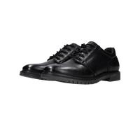 Schnürschuh BUGATTI, Herren, Gr. 46, schwarz, Lederimitat, Schuhe Schnürschuh, Halbschuh, Anzugschuh, Business-Schnürer mit Profilsohle (40516220-46) schwarz
