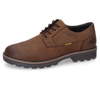 Schnürschuh CAMEL ACTIVE, Herren, Gr. 48, braun (dunkelbraun), Nubukleder, unifarben, Schuhe Schnürschuh, Trachtenschuh, Freizeitschuh mit gepolsterter Innensohle (71227827-48) dunkelbraun