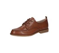 Schnürschuh CAPRICE "Caprice Halbschuhe Nappaleder", Damen, Gr. 40,5, cognac, Nappaleder, Schuhe Schnürschuh (88846052-40,5) cognac