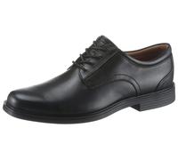Clarks Un Aldric Lace Mens Black Leather, 6