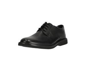 Schnürschuh CLARKS "Atticus", Herren, Gr. 41,5, schwarz, Leder, Schuhe Schnürschuh, im sportlichen Design (59677646-41,5) schwarz