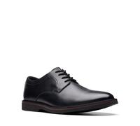 Schnürschuh CLARKS "Atticus LTLace", Herren, Gr. 42,5, schwarz, Leder, Schuhe Schnürschuh, Hybrid Sneaker, Business Schnürschuh mit sportiver Laufsohle (73476115-42,5) schwarz