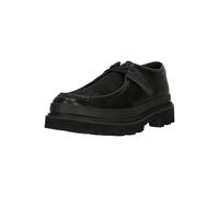 Schnürschuh CLARKS "Badell Seam", Herren, Gr. 44, schwarz, Leder, Schuhe Schnürschuh, mit markanter EXTRALIGHT-Sohle (96706619-44) schwarz