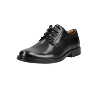 Schnürschuh CLARKS "Clarks Businessschuhe Leder", Herren, Gr. 42, schwarz, Leder, Schuhe Schnürschuh (99990727-42) schwarz