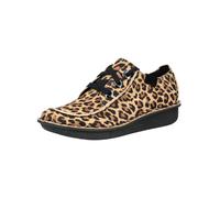 Schnürschuh CLARKS "Clarks Halbschuhe Leder", Damen, Gr. 37,5, leopard, Leder, Schuhe Schnürschuh (84201941-37,5) leopard