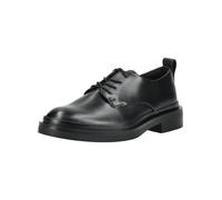 Schnürschuh CLARKS "Clarks Halbschuhe Leder", Damen, Gr. 38, schwarz (schwarz, schwarz), Leder, Schuhe Schnürschuh (46059619-38) schwarz, schwarz