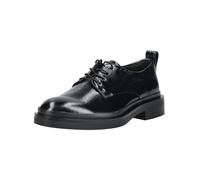 Schnürschuh CLARKS "Clarks Halbschuhe Leder", Damen, Gr. 39, schwarz (schwarz lack), Leder, Schuhe Schnürschuh (81385211-39) schwarz lack