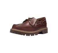 Schnürschuh CLARKS "Clarks Halbschuhe Leder", Damen, Gr. 44, braun, Leder, Schuhe Schnürschuh (43958845-44) braun
