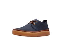 Clarks Homme Clarkwood Low, Nubuck Bleu Marine, 44 EU