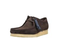 Schnürschuh CLARKS "Clarks Halbschuhe Veloursleder", Herren, Gr. 44, braun (dunkelbraun), Veloursleder, Schuhe Schnürschuh (91937620-44) dunkelbraun
