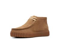 Schnürschuh CLARKS "Clarks Halbschuhe Veloursleder", Herren, Gr. 44, braun, Veloursleder, Schuhe Schnürschuh (40725360-44) braun