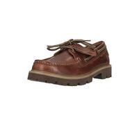Schnürschuh CLARKS "Cleyhill Boat", Damen, Gr. 41,5, dunkelbraun, Leder, Schuhe Schnürschuh, mit XTRALITE-Sohle (98516307-41,5) dunkelbraun