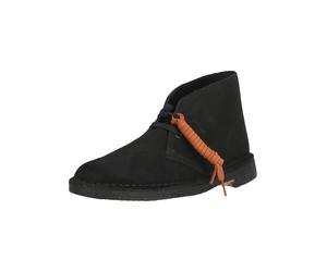 Schnürschuh CLARKS "Desert Boot", Herren, Gr. 44,5, schwarz, Leder, Schuhe Schnürschuh, mit mehrlagigem OrthoLite-Fußbett (35240521-44,5) schwarz