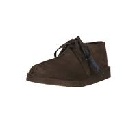 Schnürschuh CLARKS "Desert Trek", Herren, Gr. 47, braun (dunkelbraun), Leder, Schuhe Schnürschuh, mit rutschfester Laufsohle (16166321-47) dunkelbraun