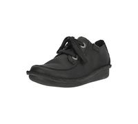 Schnürschuh CLARKS "Funny Dream", Damen, Gr. 37, schwarz, Leder, Schuhe Schnürschuh, in stilvoller vintage-inspirierter Optik (66401017-37) schwarz